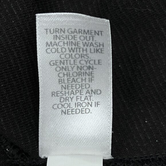 J. Jill Wearever Collection Cowl Neck Tunic Sweater Black Silver Size M - NWOT - Picture 7 of 7